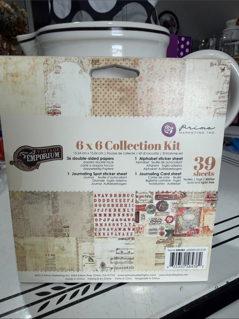 Prima Marketing 6x6 Vintage Emporium Collection Kit